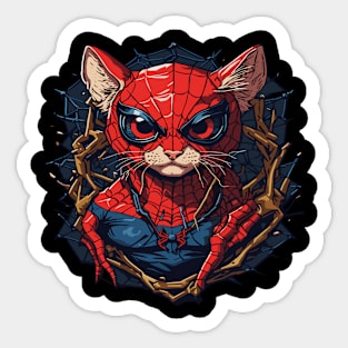 Spider Cat Sticker